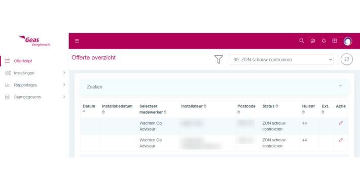 Digitale schouwformulieren bij Energiewacht